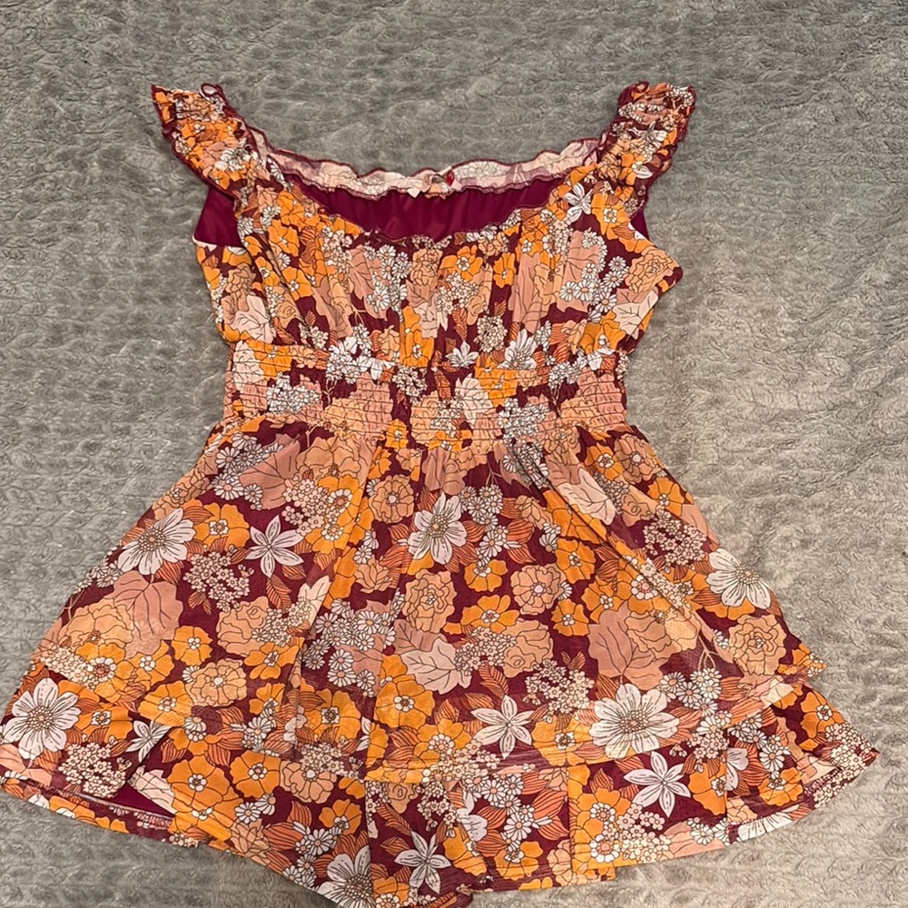 Floral Off-Shoulder Dress